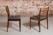 Load image into Gallery viewer, A Set of Six Midentury G-Plan Dining Chairs circa 1960s.

