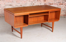 Load image into Gallery viewer, Danish Mid Century Executive Teak Desk, c. 1960s
