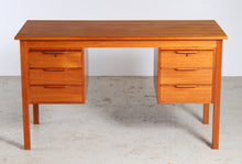 Load image into Gallery viewer, Danish Mid century teak desk by Bent Silberg Mobelfabrik, circa 1960s

