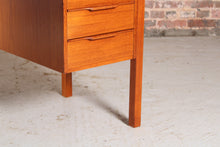 Load image into Gallery viewer, Danish Mid century teak desk by Bent Silberg Mobelfabrik, circa 1960s
