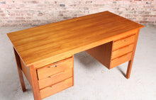 Load image into Gallery viewer, Danish Mid century teak desk by Bent Silberg Mobelfabrik, circa 1960s
