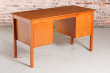 Load image into Gallery viewer, Danish Mid century teak desk by Bent Silberg Mobelfabrik, circa 1960s
