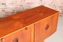 Load image into Gallery viewer, Mid Century teak sideboard by Avalon, circa 1960s
