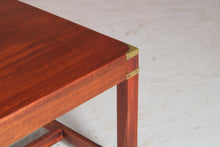 Load image into Gallery viewer, Mid Century Military Campaign style coffee table by Kennedy Furniture for Harrods, circa 1950s
