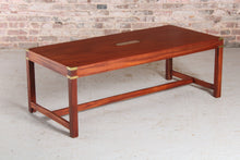 Load image into Gallery viewer, Mid Century Military Campaign style coffee table by Kennedy Furniture for Harrods, circa 1950s
