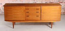 Load image into Gallery viewer, Mid Century walnut sideboard by Alfred Cox, circa 1960s
