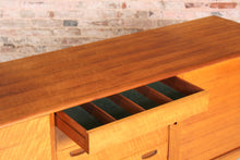 Load image into Gallery viewer, Mid Century walnut sideboard by Alfred Cox, circa 1960s
