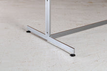 Load image into Gallery viewer, Mid Century teak and chrome executive desk, circa 1960s.
