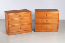Load image into Gallery viewer, A pair of Mid Century teak chests of drawers by G-Plan
