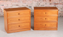 Load image into Gallery viewer, A pair of Mid Century teak chests of drawers by G-Plan
