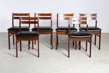 Load image into Gallery viewer, Set of 6 Mid Century Teak Dining Chairs, circa 1960s
