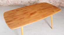 Load image into Gallery viewer, Mid Century Ercol Model 382 Plank Dining Table, circa 1960s.

