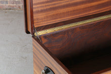 Load image into Gallery viewer, Mid Century Mahogany Blanket Box / Trunk circa 1970s

