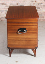 Load image into Gallery viewer, Mid Century Mahogany Blanket Box / Trunk circa 1970s
