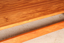 Load image into Gallery viewer, Mid Century Brutalist Style Solid Teak Coffee Table
