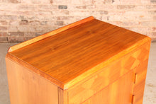 Load image into Gallery viewer, Mid Century Art Deco Style Walnut Chest of Drawers, circa 1950s.
