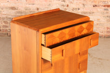 Load image into Gallery viewer, Mid Century Art Deco Style Walnut Chest of Drawers, circa 1950s.
