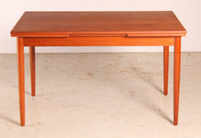 Load image into Gallery viewer, Danish Mid Century extending teak dining table, circa 1960s
