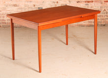 Load image into Gallery viewer, Danish Mid Century extending teak dining table, circa 1960s
