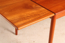 Load image into Gallery viewer, Danish Mid Century extending teak dining table, circa 1960s
