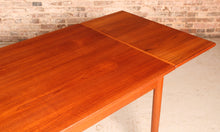 Load image into Gallery viewer, Danish Mid Century extending teak dining table, circa 1960s
