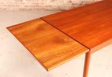 Load image into Gallery viewer, Danish Mid Century extending teak dining table, circa 1960s
