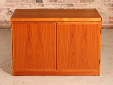Load image into Gallery viewer, Danish Mid Century Small Teak Sideboard, circa 1970s.
