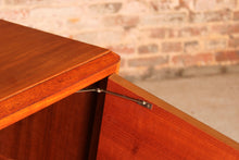 Load image into Gallery viewer, Midcentury Art Deco Style Walnut Sideboard / Console Table by Heirloom Furniture, circa 1950s.
