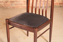 Load image into Gallery viewer, Set of 6 Danish Mid Century mahogany dining chairs by H.W. Klein for Bramin, circa 1960s.
