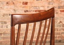 Load image into Gallery viewer, Set of 6 Danish Mid Century mahogany dining chairs by H.W. Klein for Bramin, circa 1960s.
