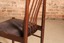 Load image into Gallery viewer, Set of 6 Danish Mid Century mahogany dining chairs by H.W. Klein for Bramin, circa 1960s.
