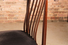 Load image into Gallery viewer, Set of 6 Danish Mid Century mahogany dining chairs by H.W. Klein for Bramin, circa 1960s.
