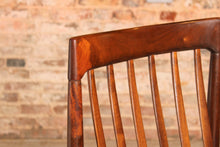 Load image into Gallery viewer, Set of 6 Danish Mid Century mahogany dining chairs by H.W. Klein for Bramin, circa 1960s.
