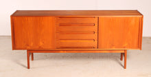Load image into Gallery viewer, Danish Mid Century teak sideboard by Bernhard Pedersen &amp; Son, circa 1960s

