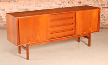 Load image into Gallery viewer, Danish Mid Century teak sideboard by Bernhard Pedersen &amp; Son, circa 1960s
