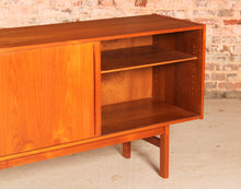 Load image into Gallery viewer, Danish Mid Century teak sideboard by Bernhard Pedersen &amp; Son, circa 1960s
