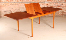 Load image into Gallery viewer, Mid Century extending teak dining table by McIntosh, circa 1960s
