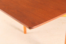 Load image into Gallery viewer, Mid Century extending teak dining table by McIntosh, circa 1960s
