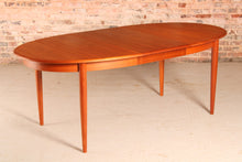 Load image into Gallery viewer, Danish Mid Century extending teak dining table by Gudme Mobelfabrik, circa 1960s
