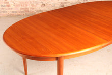Load image into Gallery viewer, Danish Mid Century extending teak dining table by Gudme Mobelfabrik, circa 1960s
