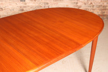 Load image into Gallery viewer, Danish Mid Century extending teak dining table by Gudme Mobelfabrik, circa 1960s
