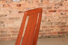 Load image into Gallery viewer, A set of 8 Danish teak ‘Eva’ dining chairs by Niels Koefoed, c. 1970s.
