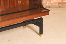 Load image into Gallery viewer, Mid Century G-plan &#39;Modular&#39; range bookcase in tola and black, circa 1960s
