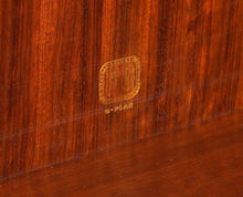 Load image into Gallery viewer, Mid Century G-plan &#39;Modular&#39; range bookcase in tola and black, circa 1960s

