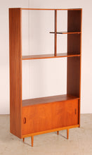 Load image into Gallery viewer, Mid Century teak room divider / bookcase, circa 1960s

