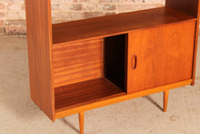 Load image into Gallery viewer, Mid Century teak room divider / bookcase, circa 1960s
