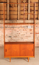 Load image into Gallery viewer, Mid Century teak room divider / bookcase, circa 1960s
