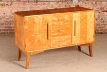 Load image into Gallery viewer, Finnish Art Deco style birch sideboard by Harold Honkanen for Asko, circa 1960s
