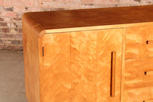 Load image into Gallery viewer, Finnish Art Deco style birch sideboard by Harold Honkanen for Asko, circa 1960s
