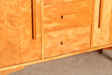 Load image into Gallery viewer, Finnish Art Deco style birch sideboard by Harold Honkanen for Asko, circa 1960s
